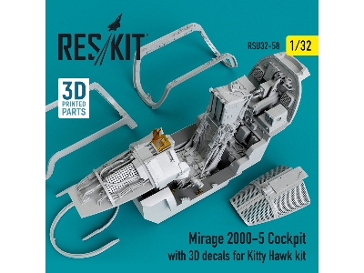 Mirage-2000-5 Cockpit With 3d Decals For Kitty Hawk Kit - zdjęcie 1