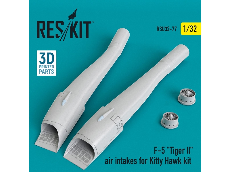 F-5 Tiger Ll Air Intakes For Kitty Hawk Kit - zdjęcie 1 F-5 Tiger Ll Air Intakes For Kitty Hawk Kit - zdjęcie 1