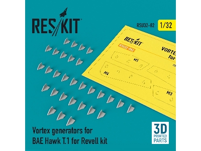 Vortex Generators For Bae Hawk T.1 For Revell Kit - zdjęcie 1