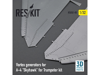 Vortex Generators For A-4 Skyhawk For Trumpeter Kit - zdjęcie 1