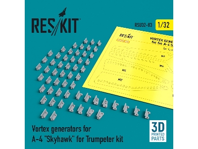 Vortex Generators For A-4 Skyhawk For Trumpeter Kit - zdjęcie 2