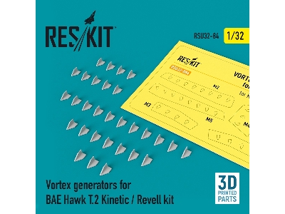 Vortex Generators For Bae Hawk T.2 Kinetic / Revell Kit - zdjęcie 1