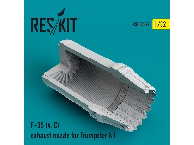 F-35 (A, C) Exhaust Nozzle For Trumpeter Kit - zdjęcie 1