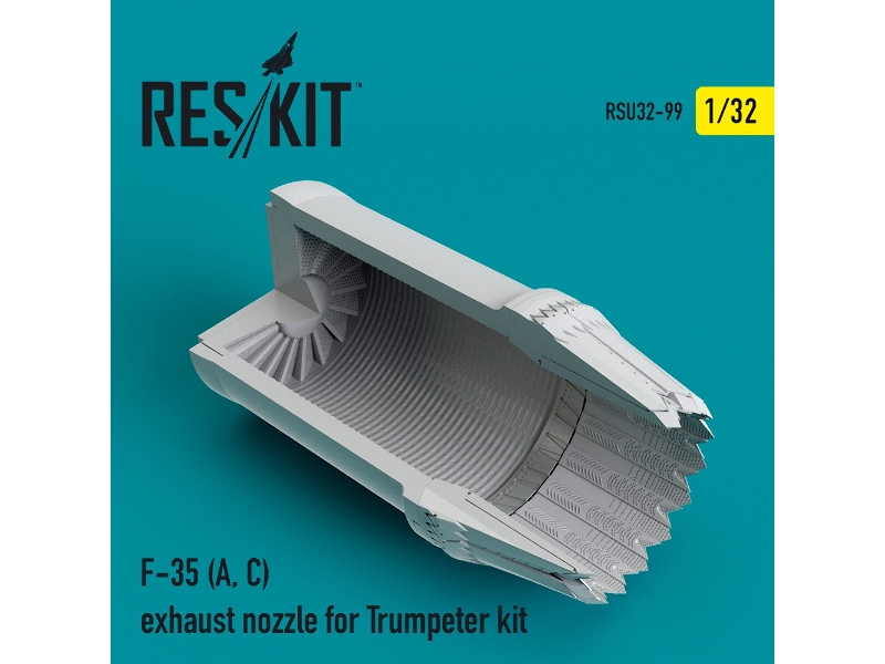 F-35 (A, C) Exhaust Nozzle For Trumpeter Kit - zdjęcie 1 F-35 (A, C) Exhaust Nozzle For Trumpeter Kit - zdjęcie 1