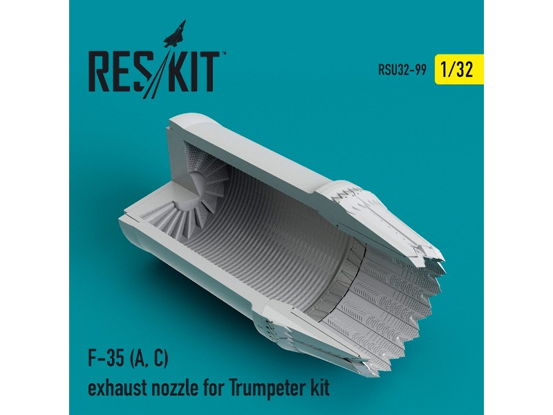 F-35 (A, C) Exhaust Nozzle For Trumpeter Kit - zdjęcie 1