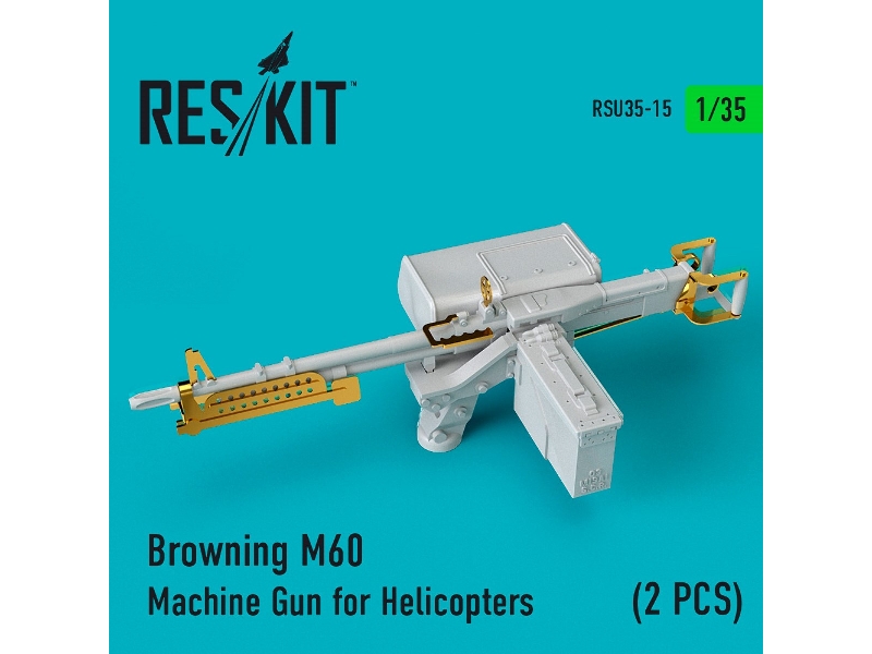 Browning M60 Machine Gun For Helicopters (2 Pcs) - zdjęcie 1 Browning M60 Machine Gun For Helicopters (2 Pcs) - zdjęcie 1