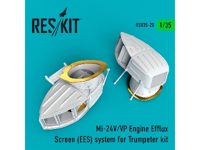 Mi-24v/Vp Engine Efflux Screen (Ees) System For Trumpeter Kit - zdjęcie 1