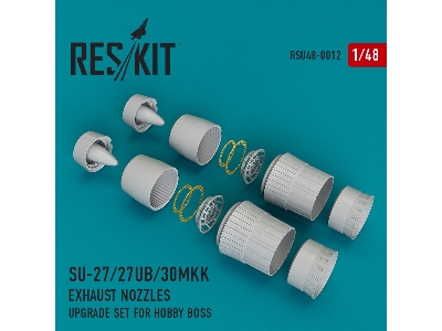 Su-27/27ub/30mkk Exhaust Nozzles For Hobby Boss - zdjęcie 1