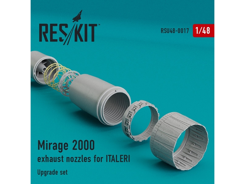 Mirage 2000 Exhaust Nozzles Italeri - zdjęcie 1