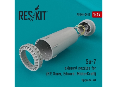 Su-7 Exhaust Nozzles For (KP, Smer, Eduard, Mistercraft) - zdjęcie 1