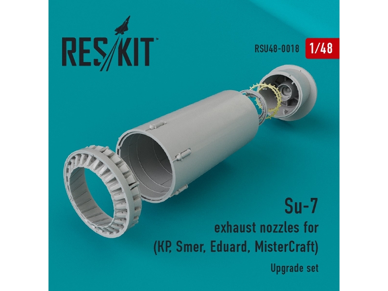 Su-7 Exhaust Nozzles For (KP, Smer, Eduard, Mistercraft) - zdjęcie 1 Su-7 Exhaust Nozzles For (KP, Smer, Eduard, Mistercraft) - zdjęcie 1