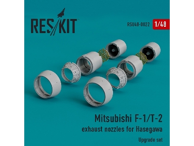 Mitsubishi F-1/T-2 Exhaust Nozzles For Hasegawa - zdjęcie 1