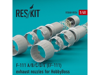 F-111 A/B/C/D/E (Ef-111) Exhaust Nozzles For Hobbyboss Kit - zdjęcie 1