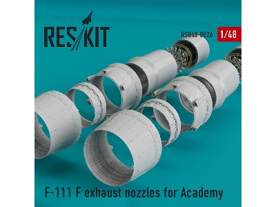 F-111 F Exhaust Nozzles For Academy Kit - zdjęcie 1