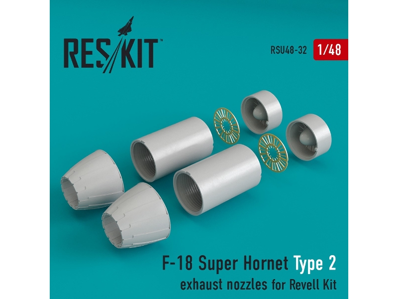 F-18 Super Hornet Type 2 Exhaust Nozzles For Revell Kit - zdjęcie 1 F-18 Super Hornet Type 2 Exhaust Nozzles For Revell Kit - zdjęcie 1