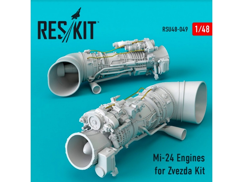 Mi-24 Engines For Zvezda Kit - zdjęcie 1 Mi-24 Engines For Zvezda Kit - zdjęcie 1