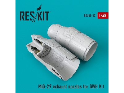Mig-29 Exhaust Nozzles For Gwh Kit - zdjęcie 1