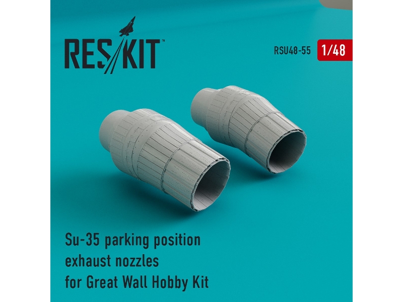 Su-35 Parking Position Exhaust Nozzles For Great Wall Hobby Kit - zdjęcie 1 Su-35 Parking Position Exhaust Nozzles For Great Wall Hobby Kit - zdjęcie 1