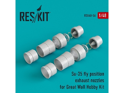 Su-35 Fly Position Exhaust Nozzles For Great Wall Hobby Kit - zdjęcie 2