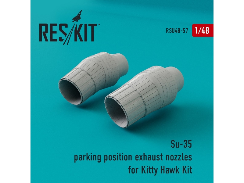 Su-35 Parking Position Exhaust Nozzles For Kitty Hawk Kit - zdjęcie 1 Su-35 Parking Position Exhaust Nozzles For Kitty Hawk Kit - zdjęcie 1