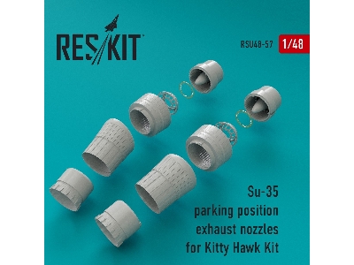 Su-35 Parking Position Exhaust Nozzles For Kitty Hawk Kit - zdjęcie 2