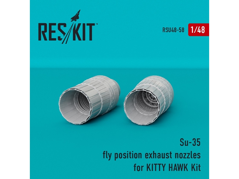 Su-35 Fly Position Exhaust Nozzles For Kitty Hawk Kit - zdjęcie 1 Su-35 Fly Position Exhaust Nozzles For Kitty Hawk Kit - zdjęcie 1