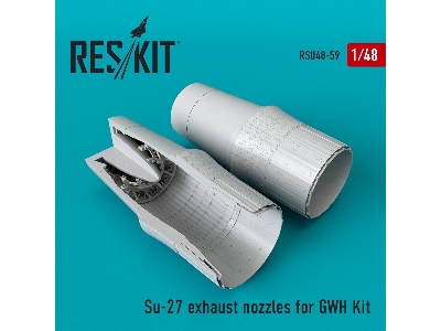 Su-27 Exhaust Nozzles For Gwh Kit - zdjęcie 1