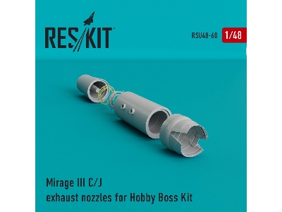 Mirage Iii C/J Exhaust Nozzles For Hobby Boss Kit - zdjęcie 1