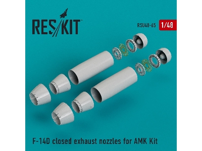 F-14d Closed Exhaust Nozzles For Amk Kit - zdjęcie 1