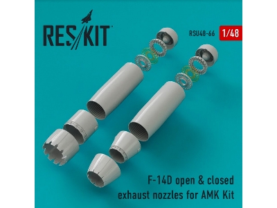 F-14d Closed & Open Exhaust Nozzles For Amk Kit - zdjęcie 1