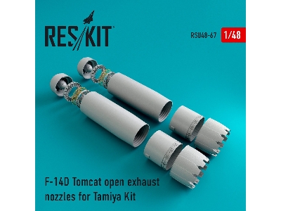 F-14d Tomcat Open Exhaust Nozzles For Tamiya Kit - zdjęcie 2