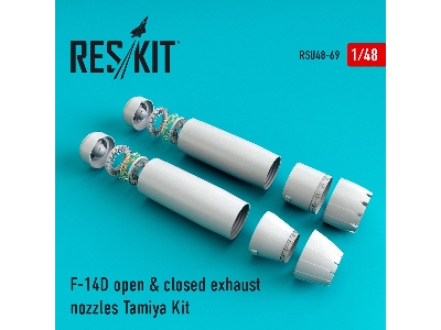 F-14d Tomcat Open & Closed Exhaust Nozzles For Tamiya Kit - zdjęcie 1