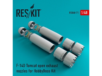 F-14d Tomcat Open Exhaust Nozzles For Hobbyboss Kit - zdjęcie 2