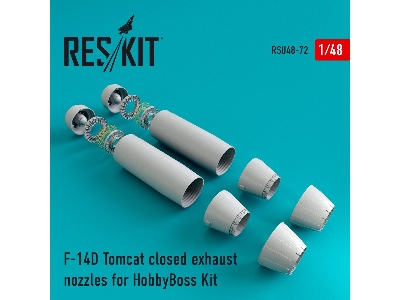 F-14d Tomcat Closed Exhaust Nozzles For Hobbyboss Kit - zdjęcie 2