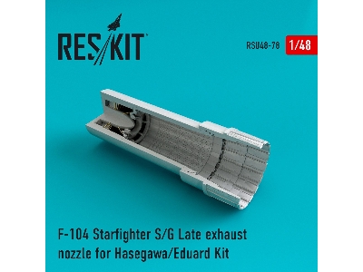 F-104 Starfighter (S/G Late) Exhaust Nozzle For Hasegawa/Eduard Kit - zdjęcie 1