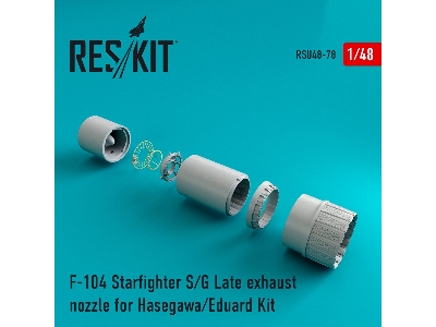 F-104 Starfighter (S/G Late) Exhaust Nozzle For Hasegawa/Eduard Kit - zdjęcie 2