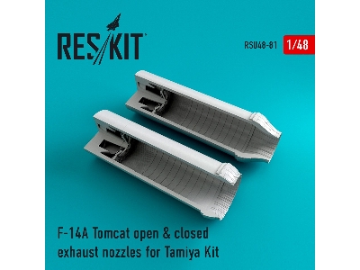 F-14a Tomcat Open & Closed Exhaust Nozzles For Tamiya Kit - zdjęcie 1