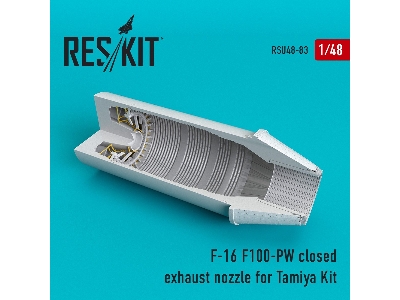 F-16 (F100-pw) Closed Exhaust Nozzles For Tamiya Kit - zdjęcie 1