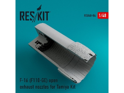 F-16 (F110-ge) Open Exhaust Nozzles For Tamiya Kit - zdjęcie 2