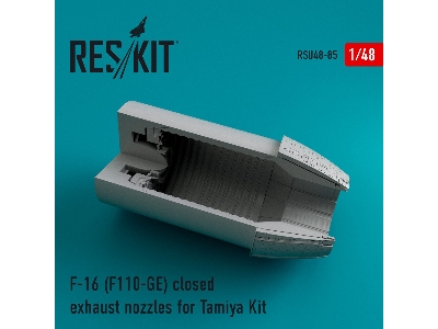 F-16 (F110-ge) Closed Exhaust Nozzles For Tamiya Kit - zdjęcie 2