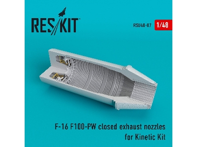 F-16 (F100-pw) Closed Exhaust Nozzle For Kinetic Kit - zdjęcie 1