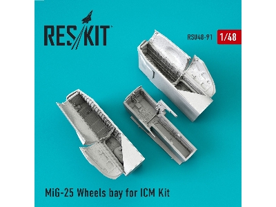 Mig-25 Wheels Bay For Icm Kit - zdjęcie 1