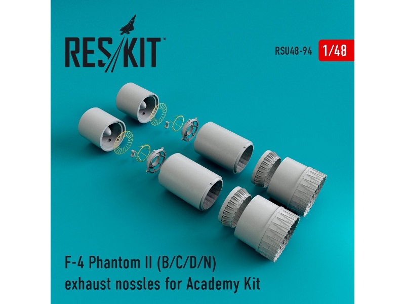 F-4 Phantom Ii (B/C/D/N) Exhaust Nossles For Academy Kit - zdjęcie 1 F-4 Phantom Ii (B/C/D/N) Exhaust Nossles For Academy Kit - zdjęcie 1