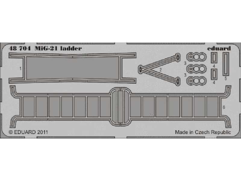 MiG-21 ladder 1/48 - Eduard - blaszki - zdjęcie 1 MiG-21 ladder 1/48 - Eduard - blaszki - zdjęcie 1