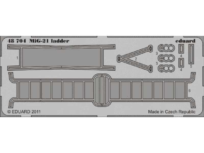  MiG-21 ladder 1/48 - Eduard - blaszki - zdjęcie 1