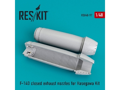 F-14 (D) Closed Exhaust Nozzles For Hasegawa Kit - zdjęcie 1