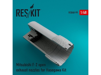 Mitsubishi F-2 Open Exhaust Nozzles For Hasegawa Kit - zdjęcie 2