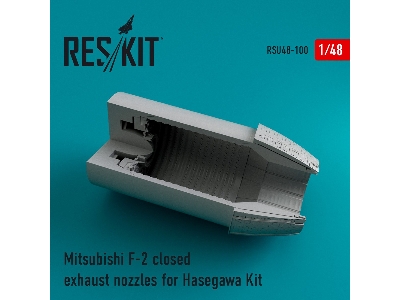 Mitsubishi F-2 Closed Exhaust Nozzles For Hasegawa Kit - zdjęcie 2