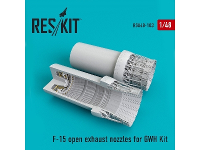 F-15 Open Exhaust Nozzles For Gwh Kit - zdjęcie 1