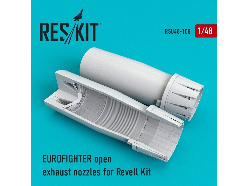 Eurofighter Open Exhaust Nozzles For Revell Kit - zdjęcie 1